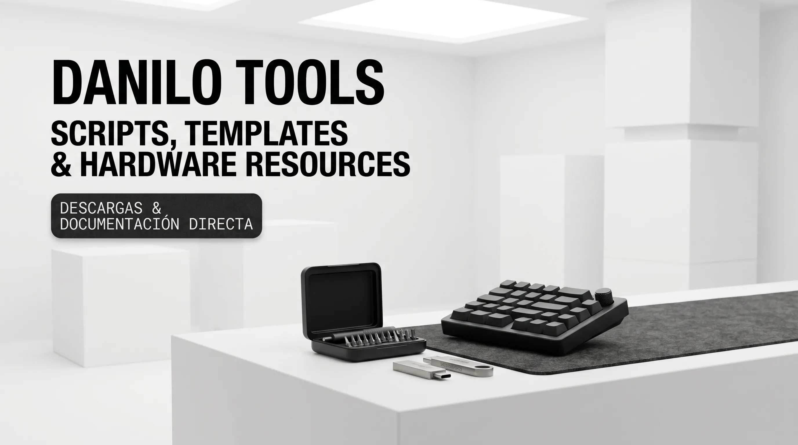 Herramientas de desarrollo, scripts y utilidades técnicas